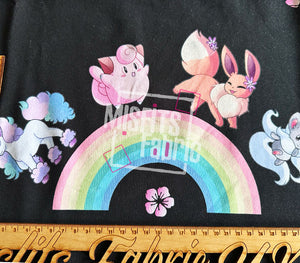 Cotton Lycra, Pretty Poke Panel, Adult Panel