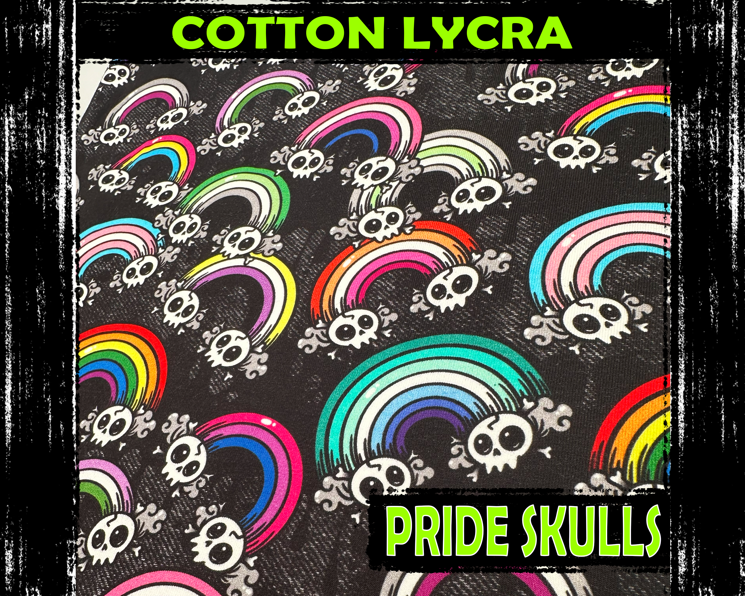 Pride Skulls Cotton Lycra