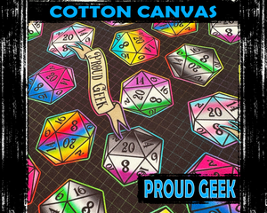 Proud Geek Cotton Canvas