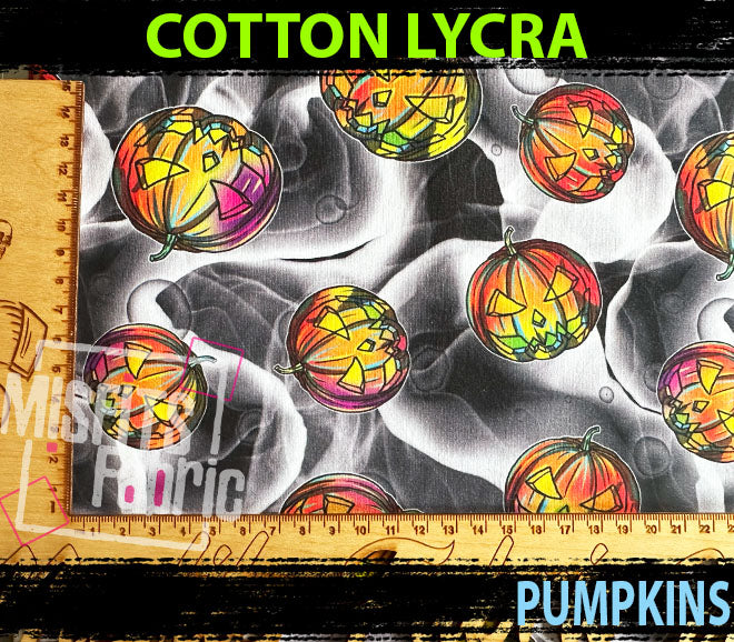 Cotton Lycra - Pumpkins