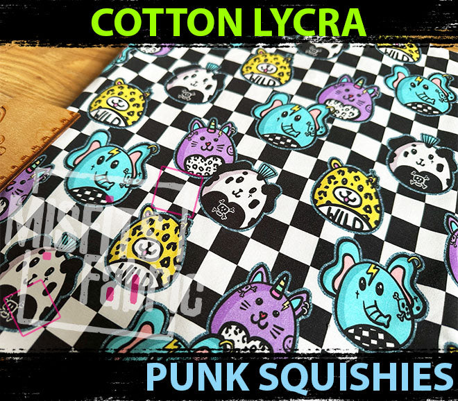 Cotton Lycra - Punk Squashies