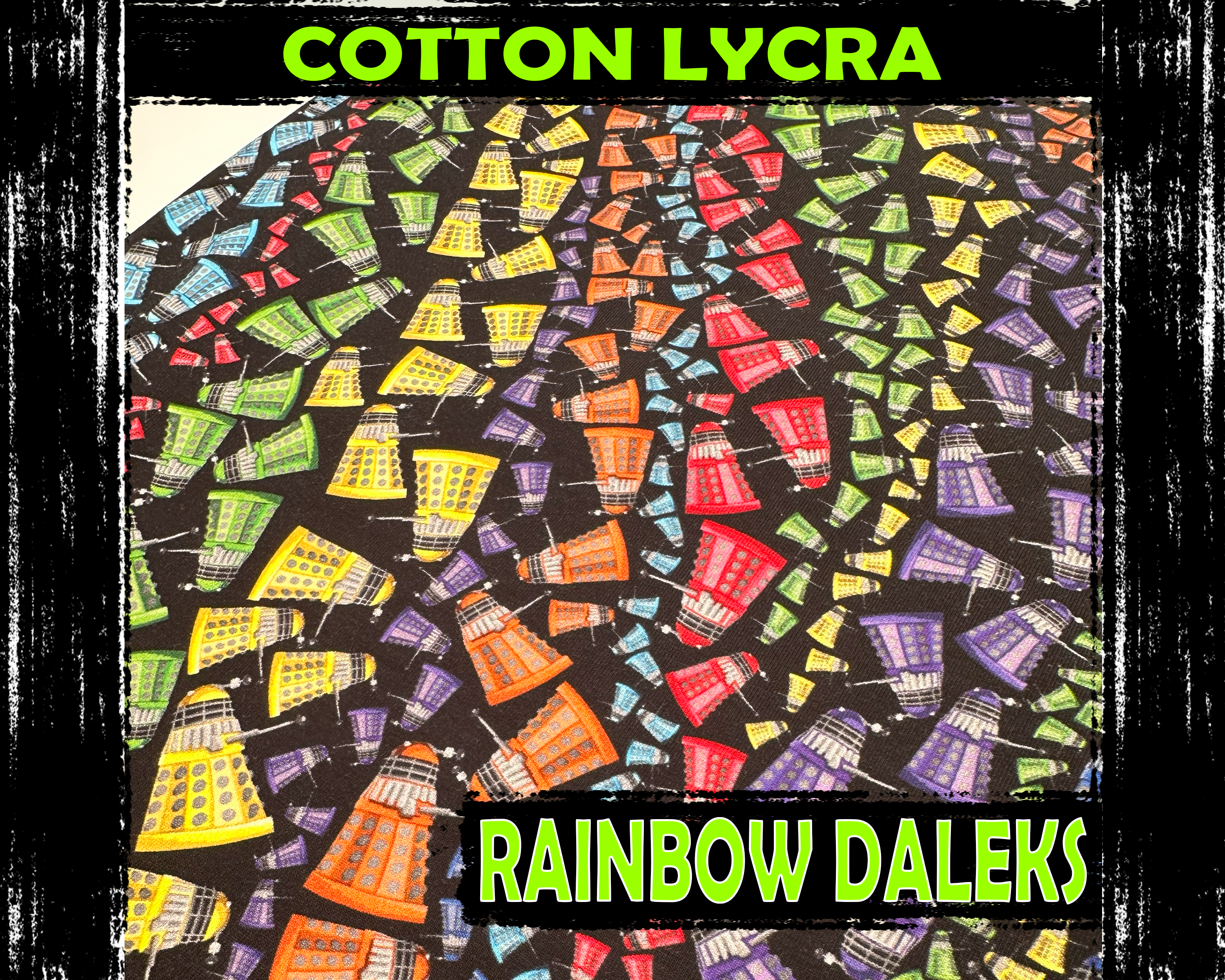 Cotton Lycra - Rainbow Dalek's