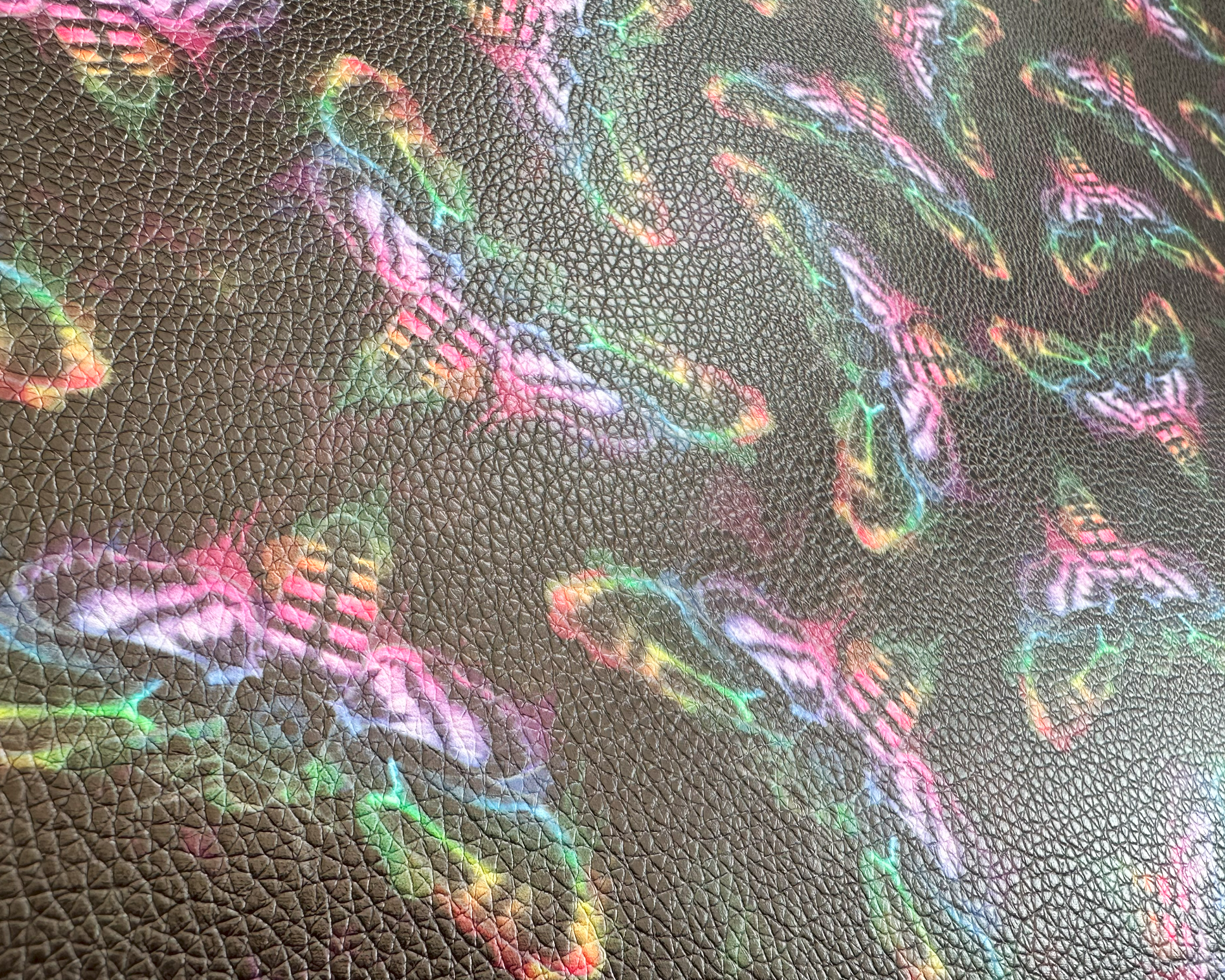 Textured Vinyl -  Rainbow Moths