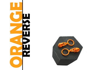 REVERSE Ring Zipper Pulls for size 5 Nylon Zip Tape