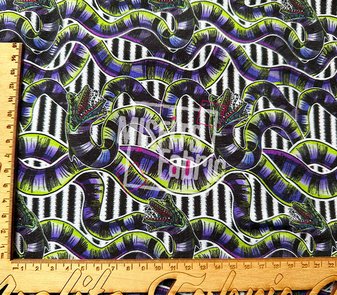 Bamboo Lycra - Sandworms
