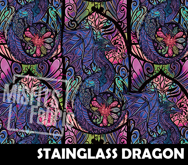 Pre-Order - Stainglass Dragons