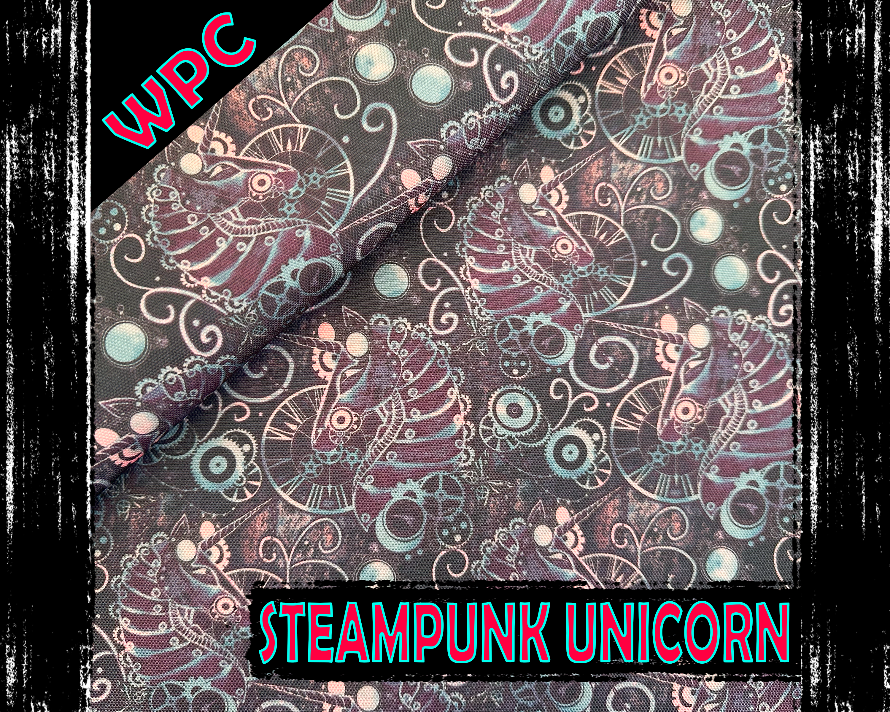 Steampunk Unicorn, Waterproof Polyester Canvas