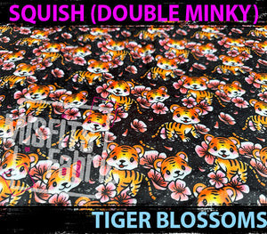 Double Minky (Squish), Tiger Blossoms
