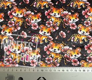 Double Minky (Squish), Tiger Blossoms