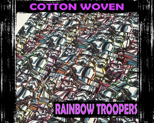 Rainbow Troopers Cotton Woven