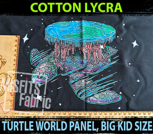 Cotton Lycra, Turtle World, Big Kid Size