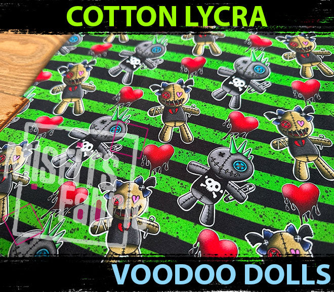 Cotton Lycra - Voodoo Dolls