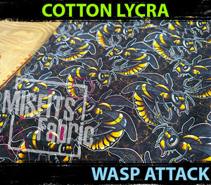 Cotton Lycra - Wasp Attack