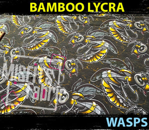 Bamboo Lycra - Wasps