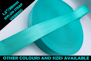 Turquoise online nylon webbing